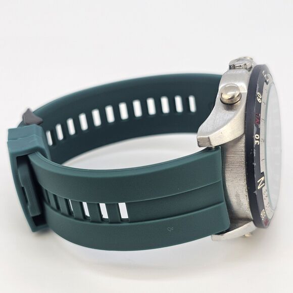 Zoo York 46MM Men's Watch Analog Digital New Green Plastic Bands New Battery - Picture 9 of 12